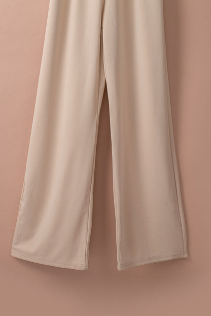 Apricot Wide Leg Jumpsuit