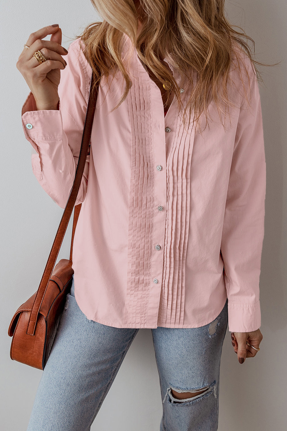 Light Pink Plain Shirt