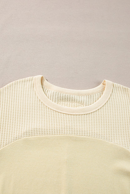 Beige Long Sleeve Top