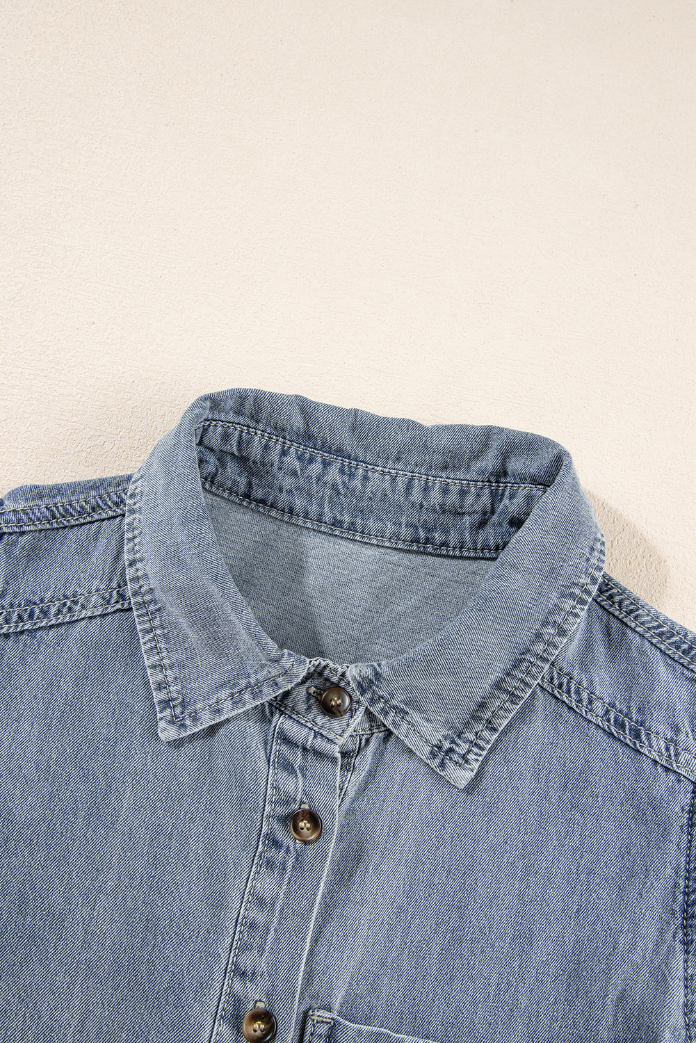 Beau Blue Denim Blouse