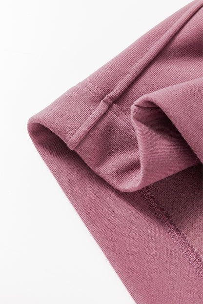 Fushia Plain Sweatshirt