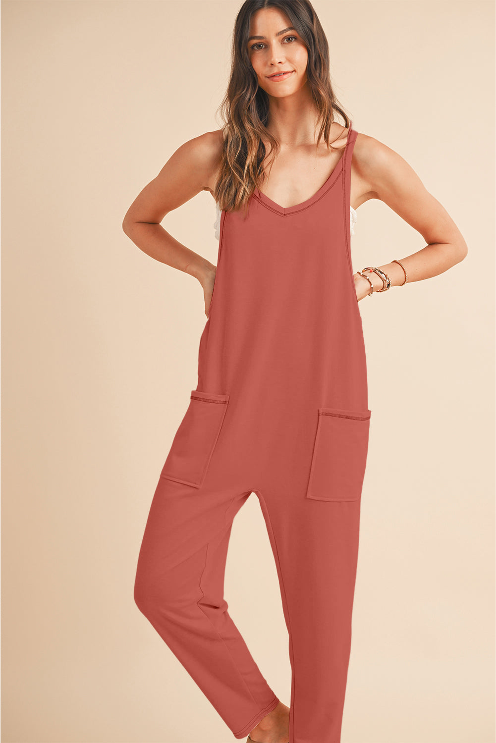 Loose Fit Harem Jumpsuit