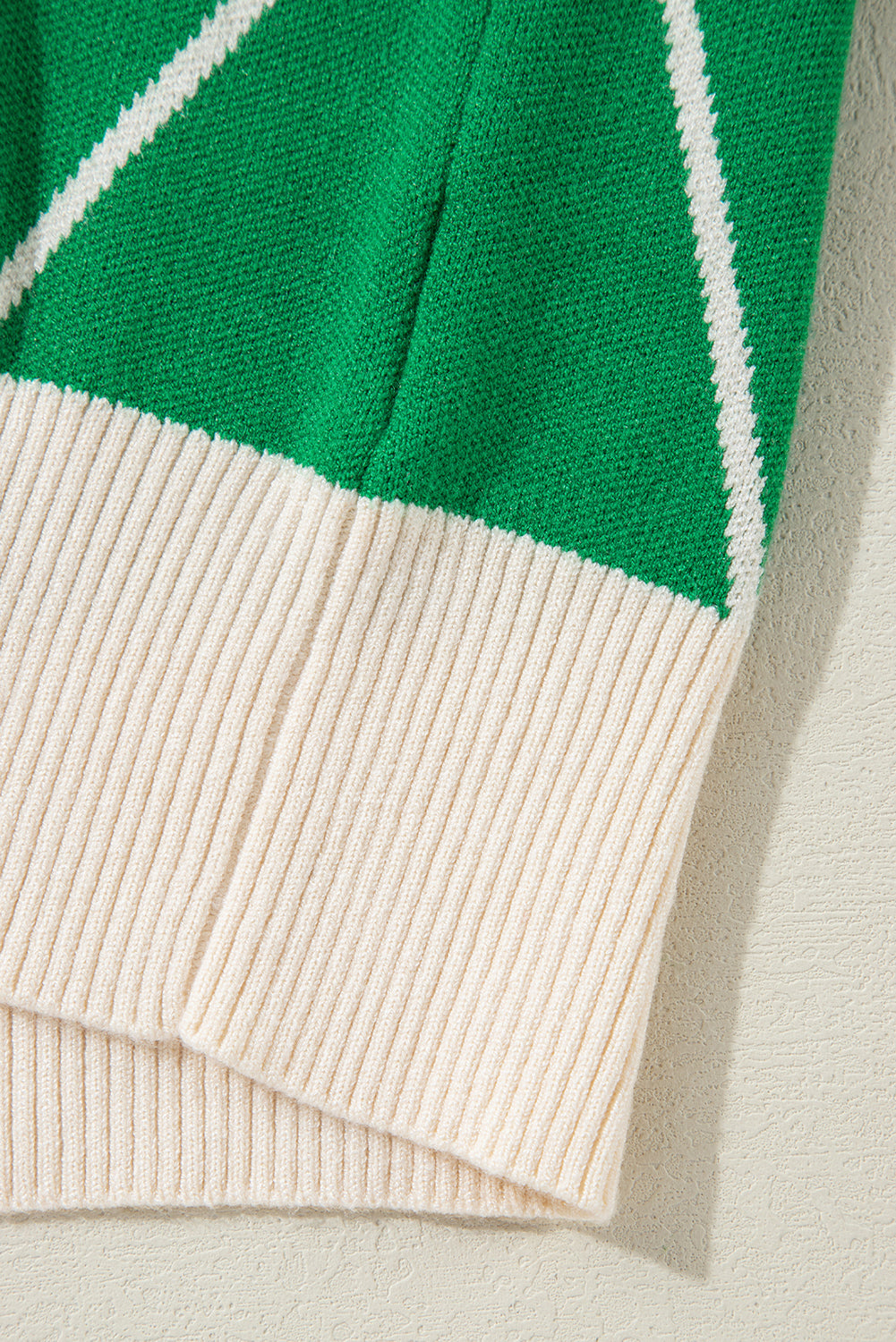 Green High Neck Sweater