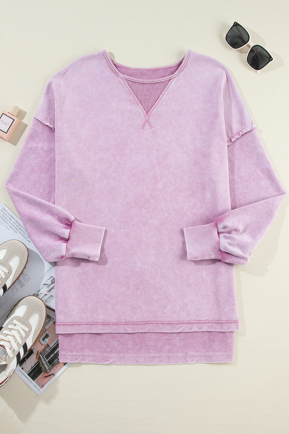 Mineral Wash Oversized Sweatshirt