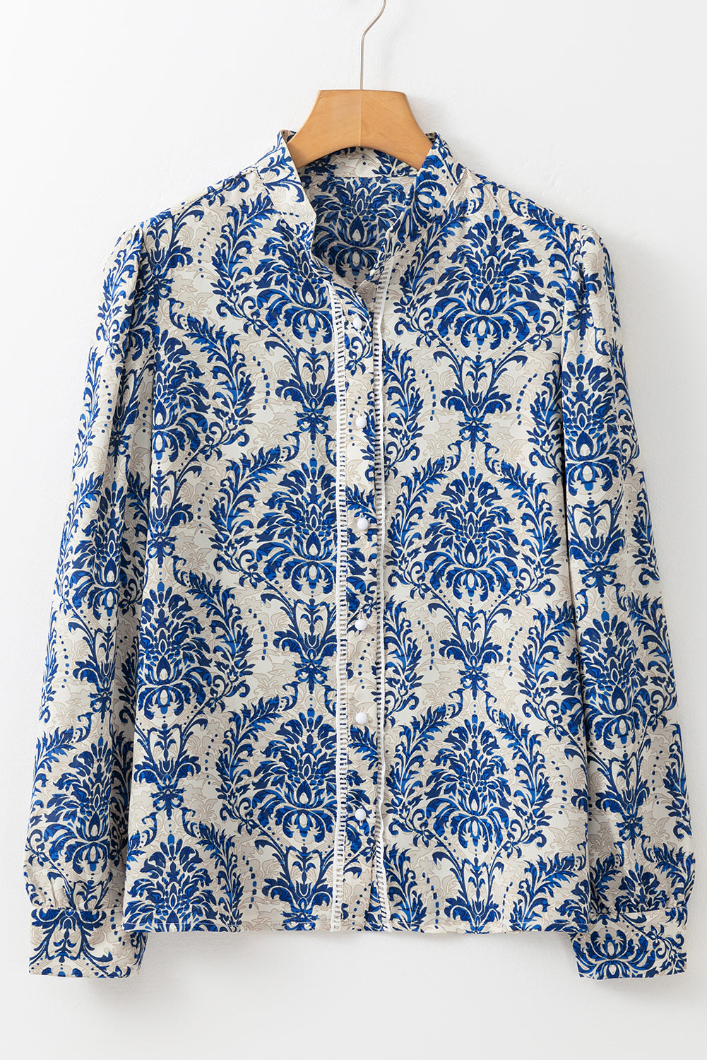 Sky Blue Bohemian Print Shirt