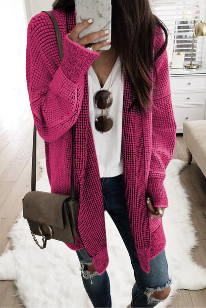 Rose Knit Long Cardigan