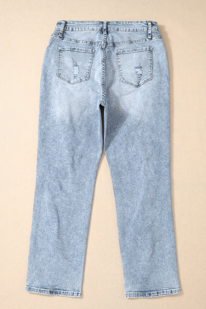 Sky Blue High Waist Jeans