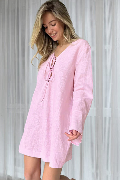 Light Pink Pajama Dress