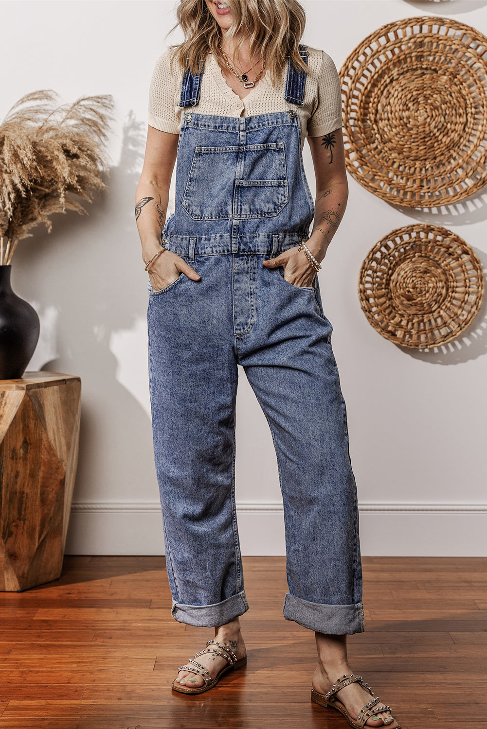 Sail Blue Denim Overall