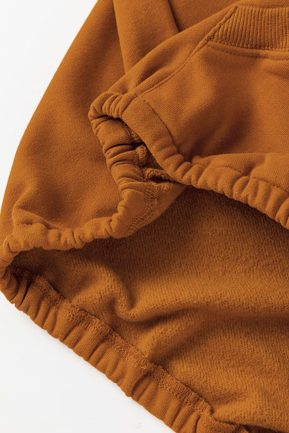 Brown Hoodie with Kangaroo Pocket