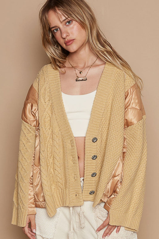 POL Cable Knit Jacket