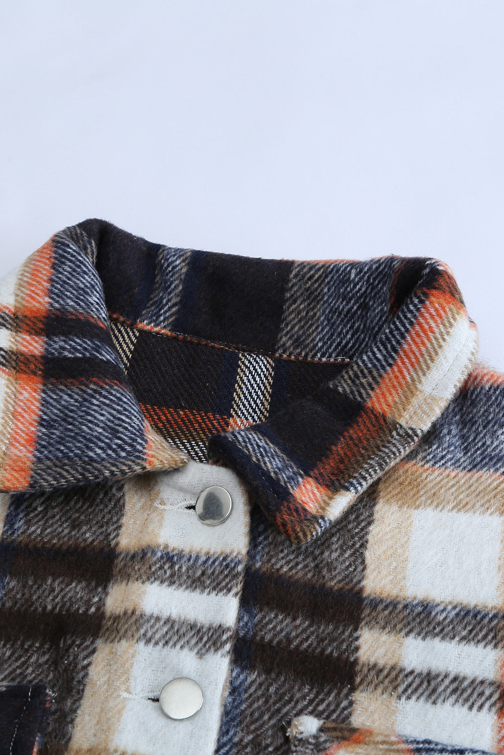 Multicolor Plaid Flannel Shirt