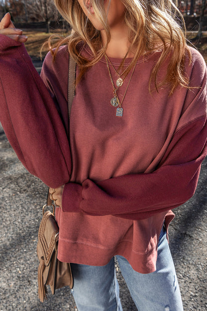 Mineral Red Two Tone Sweatshirt