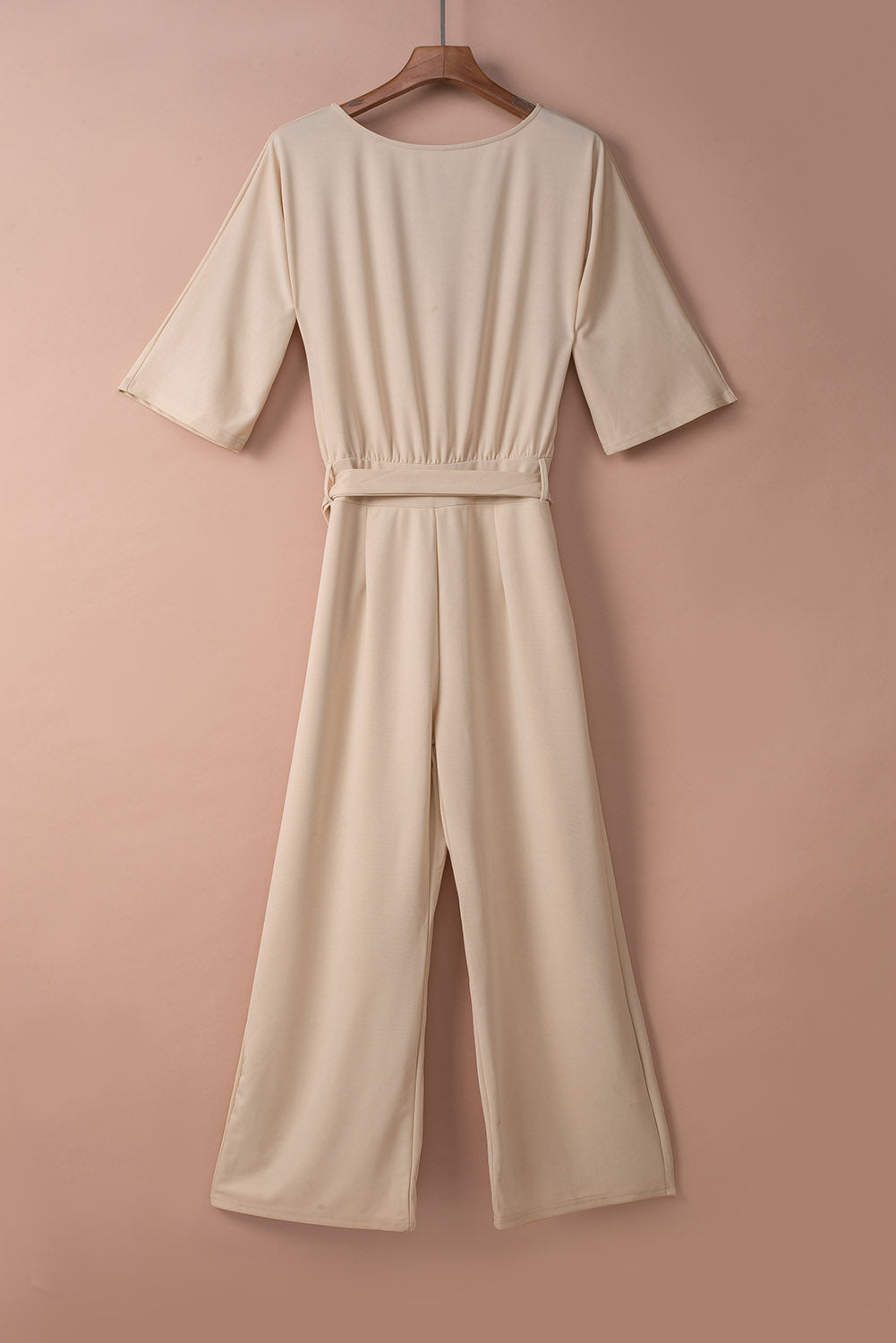 Apricot Wide Leg Jumpsuit