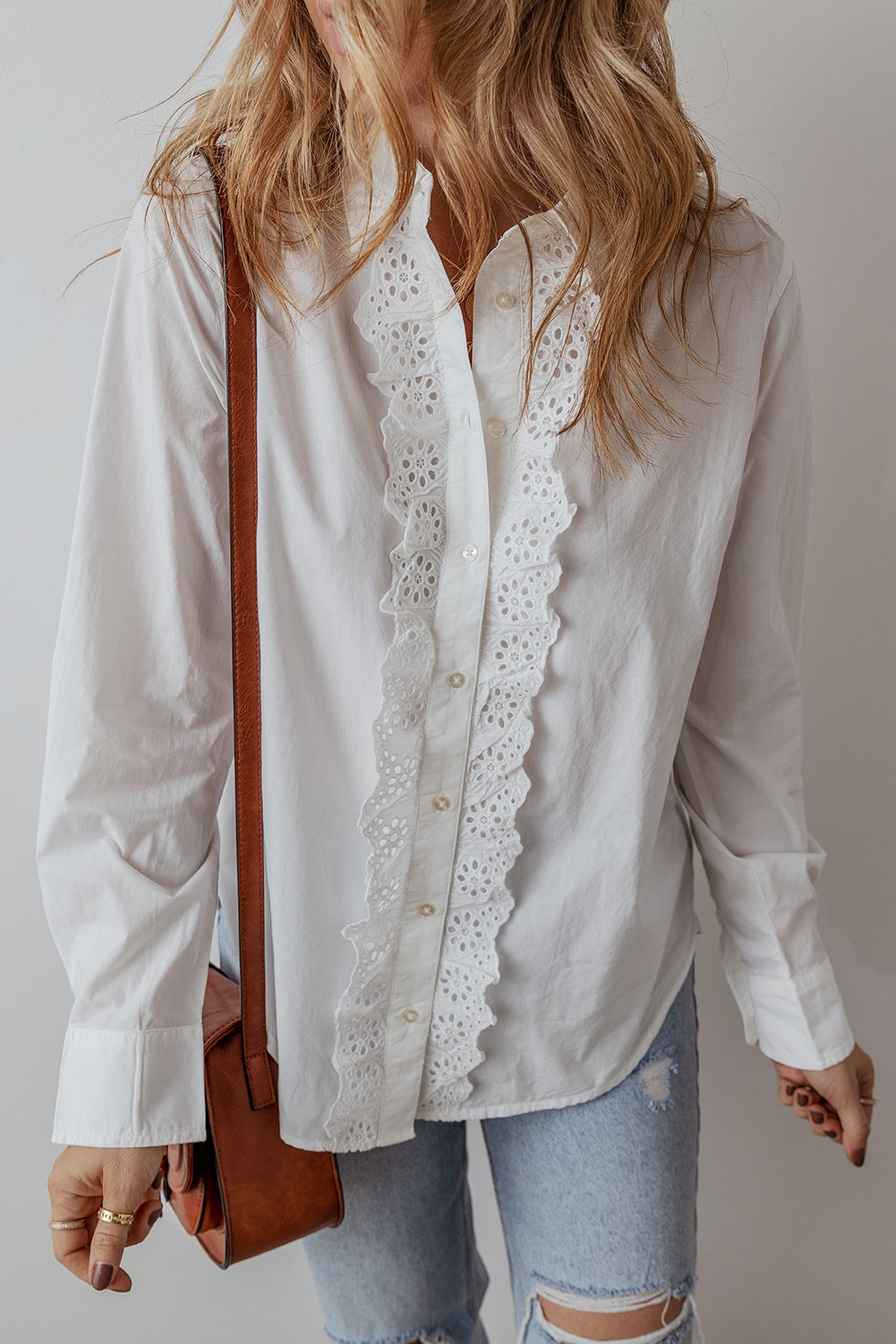 White Lace Shirt