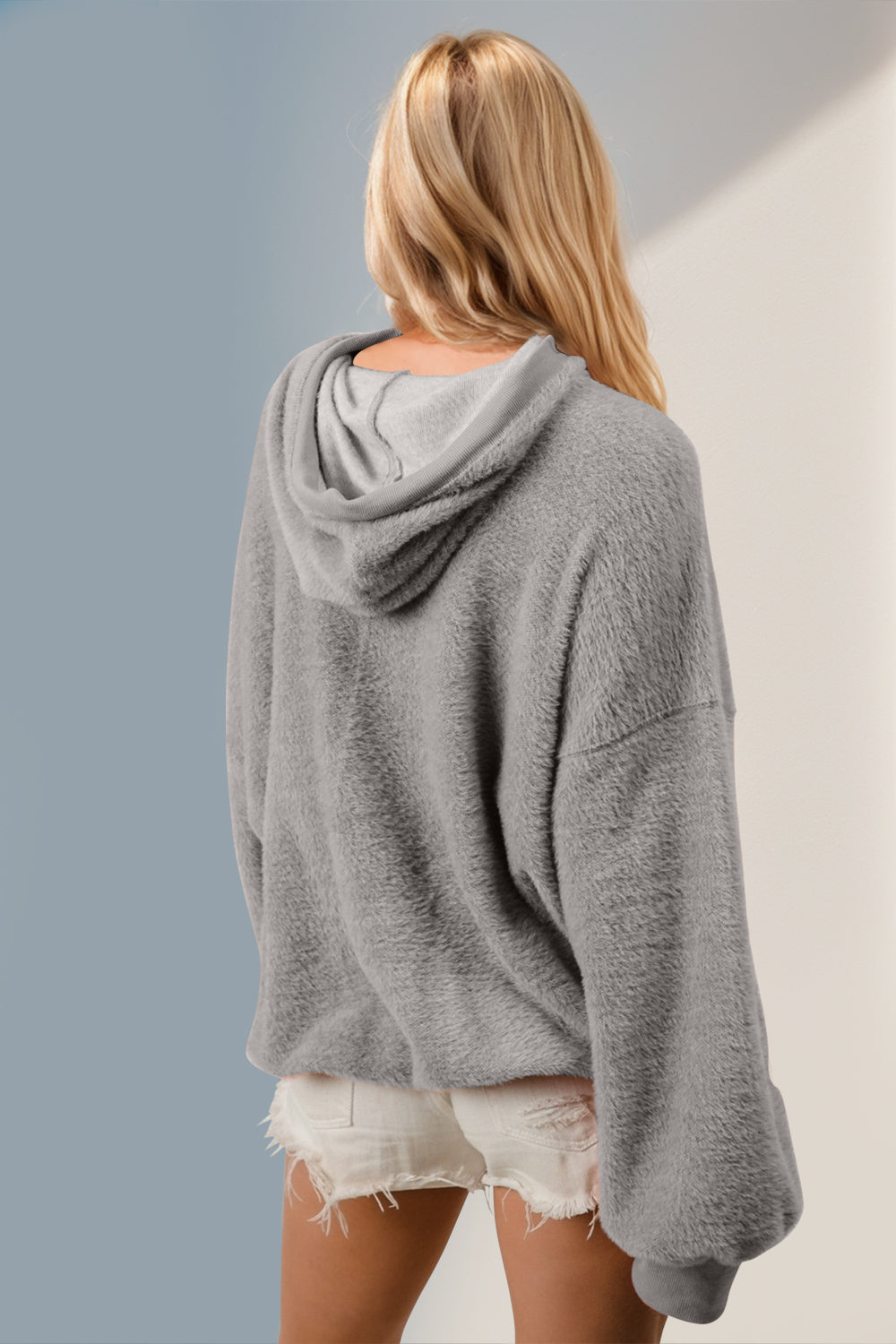 Double Take Hoodie with Kangaroo Pocket