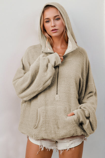 Double Take Hoodie with Kangaroo Pocket