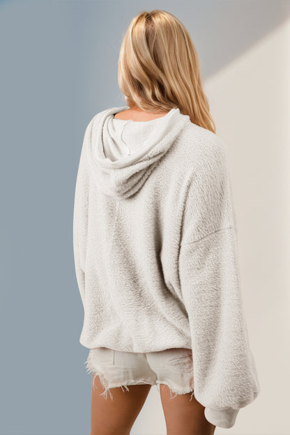 Double Take Hoodie with Kangaroo Pocket