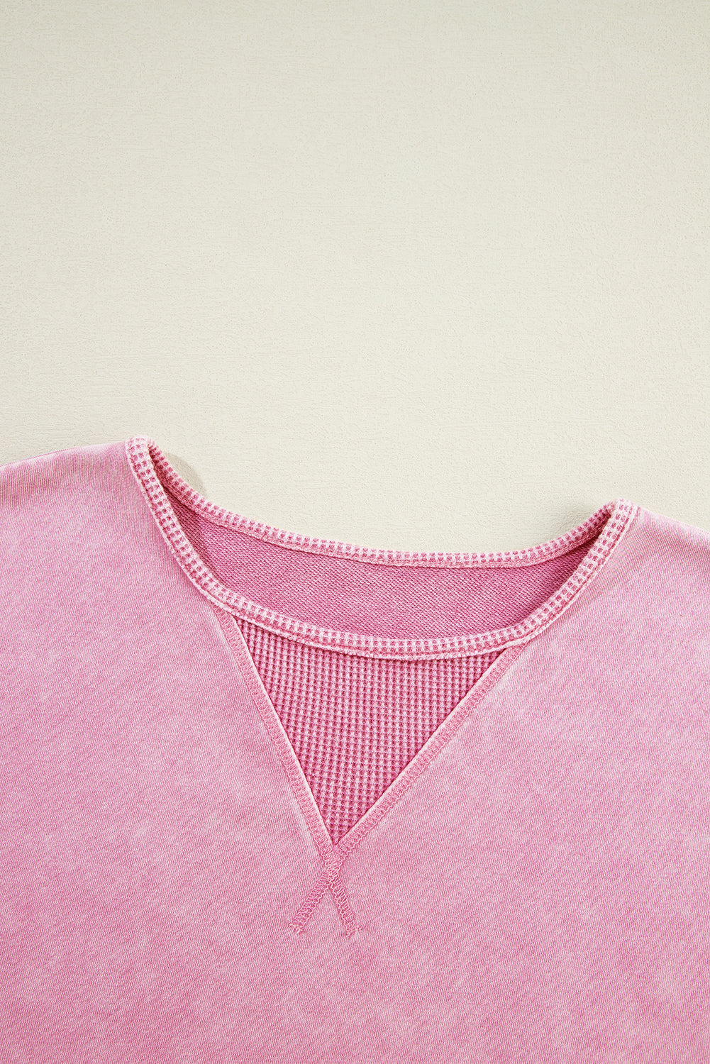 Strawberry Pink Mineral Wash Oversized Sweatshirt