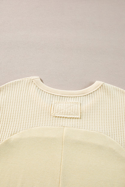 Beige Long Sleeve Top