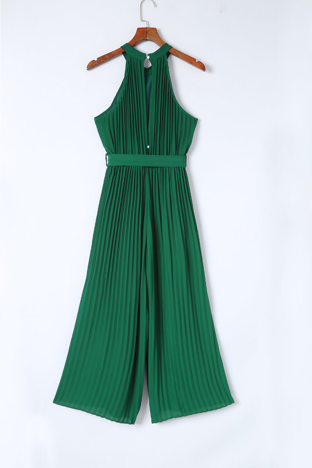 Green Elegant Wide Leg Jumpsuit