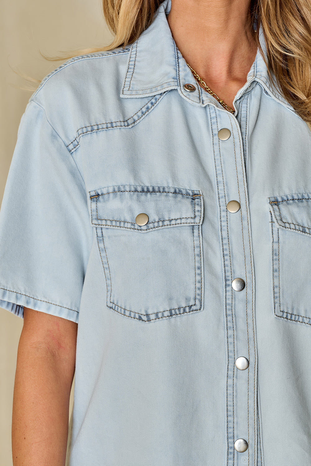 ModernEdge Denim Shirt