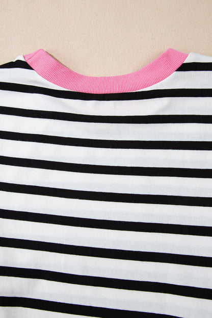 Black Striped Top