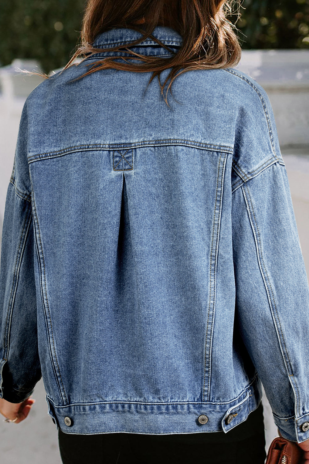 Light Blue Oversized Denim Jacket