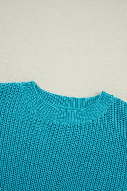 Turquoise Knit Sweater