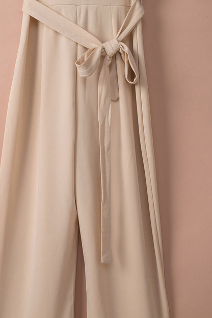 Apricot Wide Leg Jumpsuit