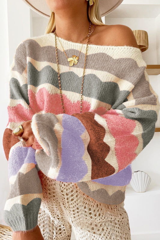 Balloon Sleeve Sweater