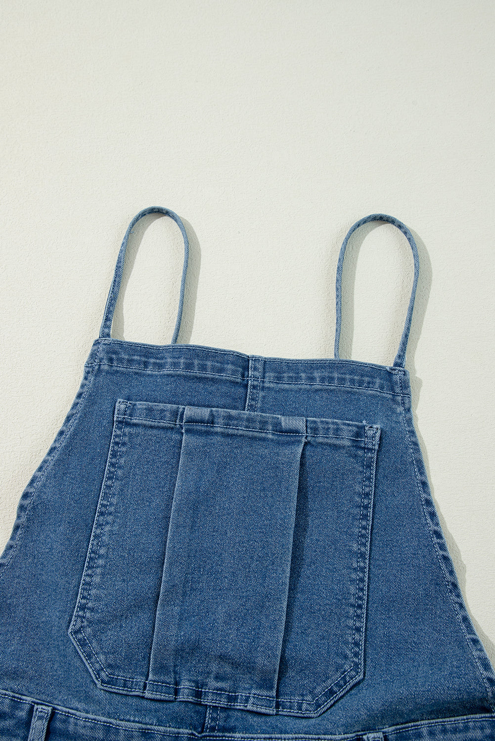 Dusk Blue Casual Denim Overalls