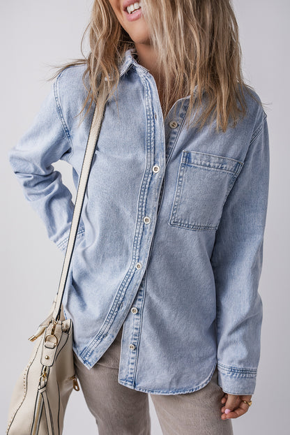 Beau Blue Denim Shirt