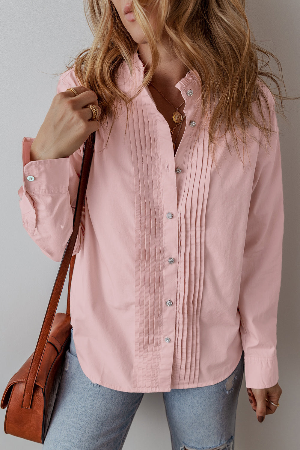 Light Pink Plain Shirt