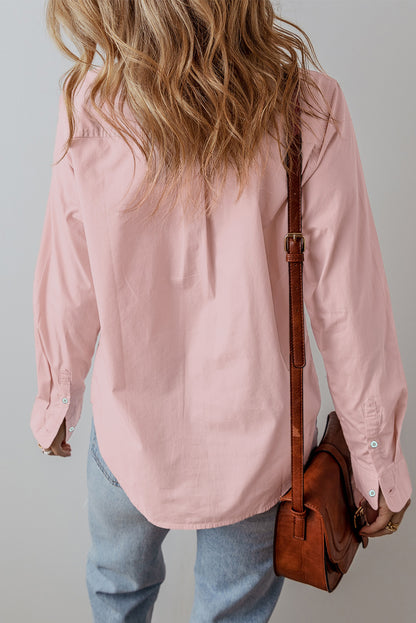 Light Pink Plain Shirt