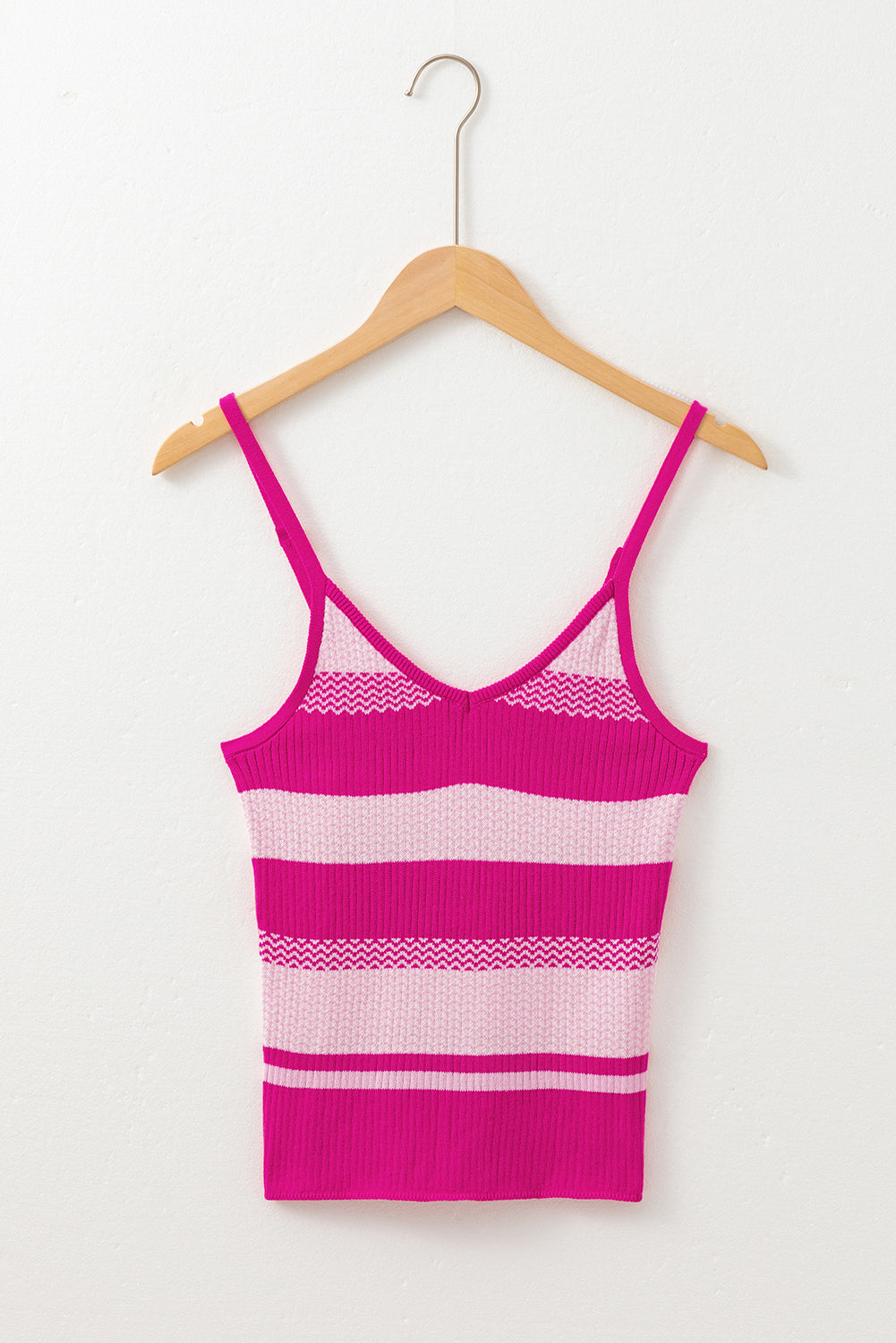 Pink Striped Top