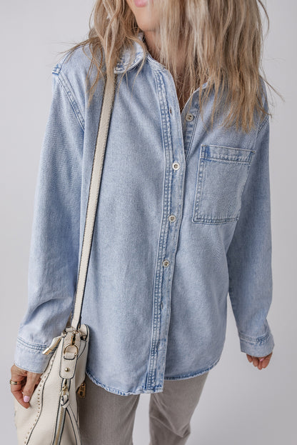 Beau Blue Denim Shirt