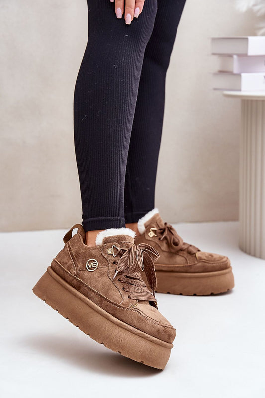 Suede Platform Sneakers