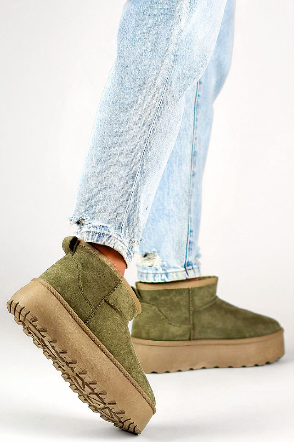 Suede Snow Boots