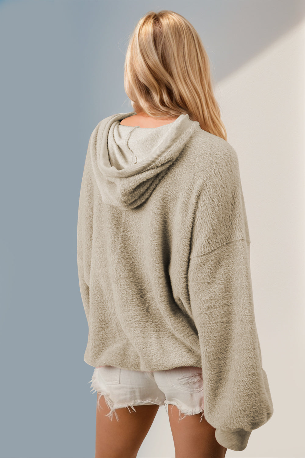 Double Take Hoodie with Kangaroo Pocket