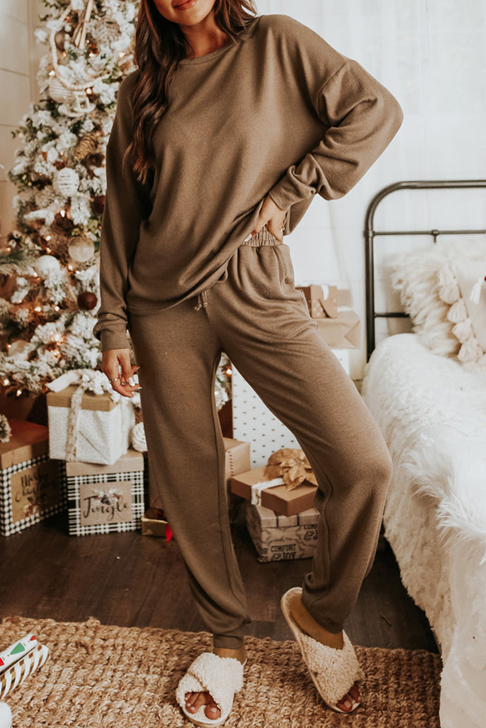 Khaki Loungewear Set