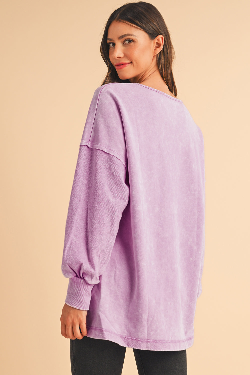 Mineral Wash Oversized Sweatshirt