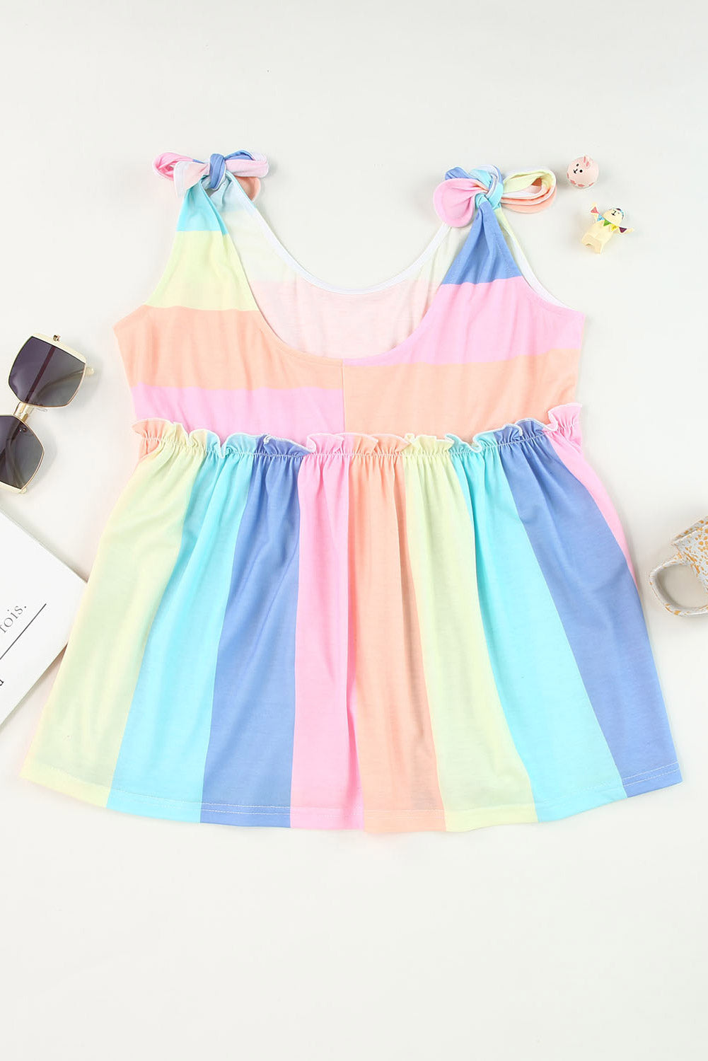 Multicolor Sleeveless Shirt