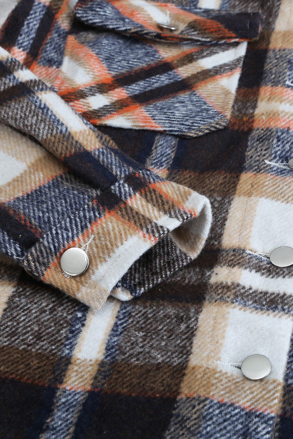 Multicolor Plaid Flannel Shirt