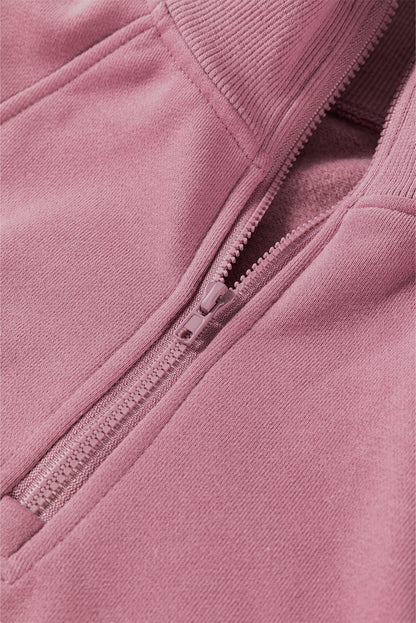 Fushia Plain Sweatshirt