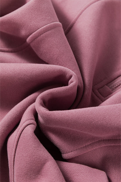 Fushia Plain Sweatshirt