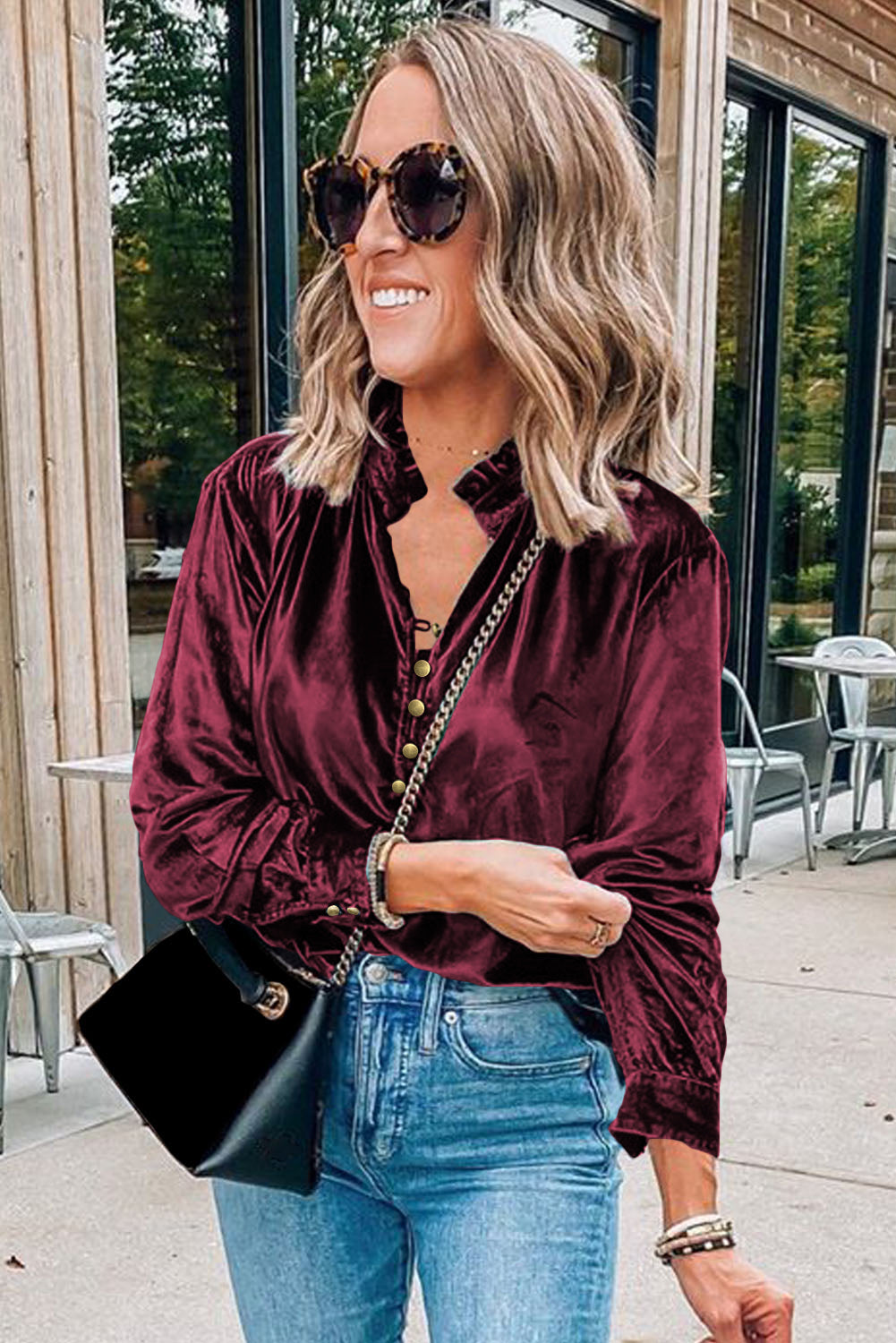 Velvet Blouse