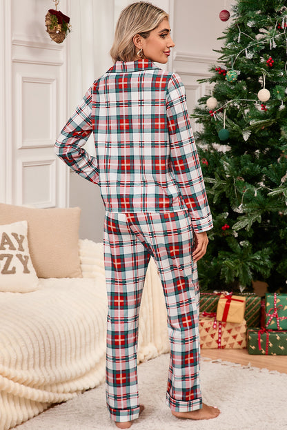 Red Christmas Plaid Pajama Set