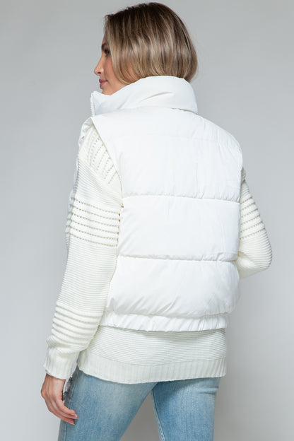 Snobbish Fine Fur Lining Quilted Vest