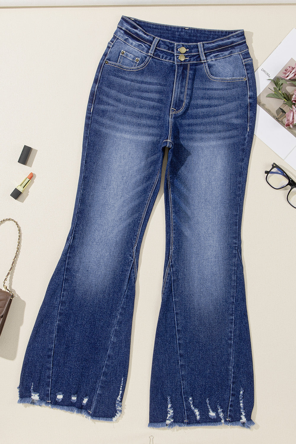 Sail Blue Flared Jeans